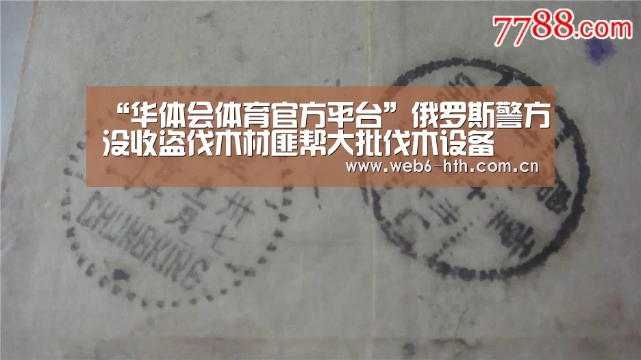 “华体会体育官方平台”俄罗斯警方没收盗伐木材匪帮大批伐木设备(图2) 华体会体育官网入口